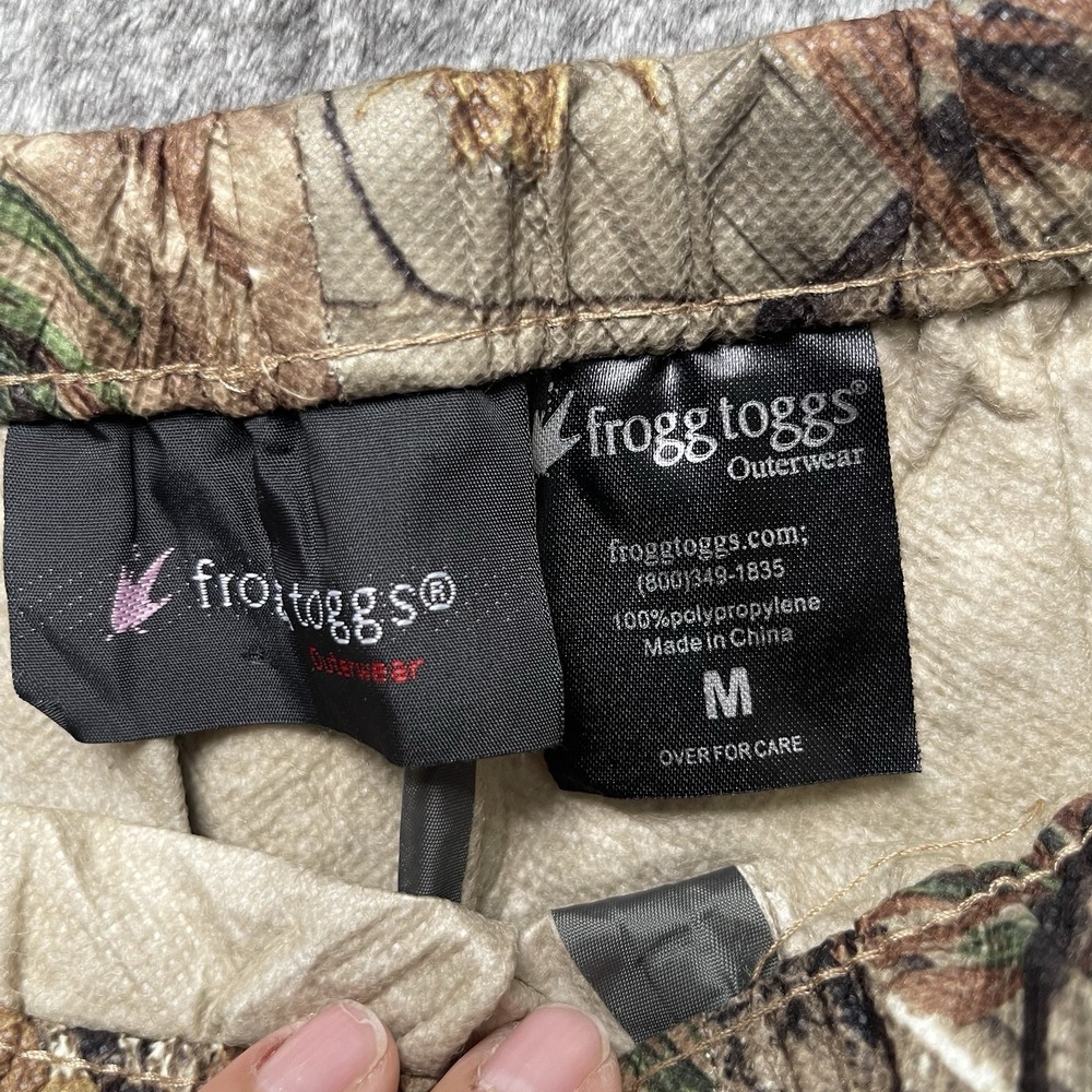 Frogg Toggs Camouflage Rain Pants Men's‎ Medium Lightweight Realtree - Picture 4 of 7